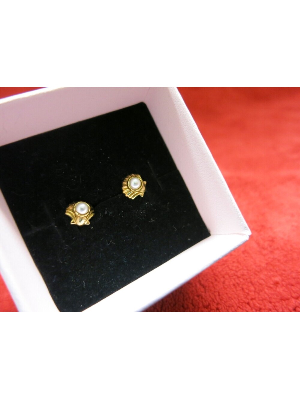 Pandora Disney The Little Mermaid Seashell Stud Earrings